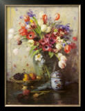 Spring Flowers and Ginger Jar