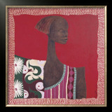 Buy African Pattern Portrait II at AllPosters.com