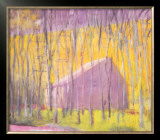 Saltbox Barn, 2002 Framed Art Print