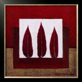 Buy 3 Red Feathers at AllPosters.com