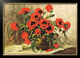 Mohnblumen Framed Art Print