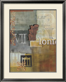 Ionic Revival Framed Art Print