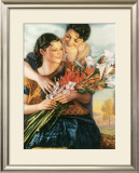 Mexico Senora Senorita Flower Poster