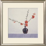 Red Quince Blossoms
