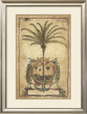 Sunset Palm Framed Art Print