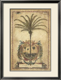 Sunset Palm Framed Art Print