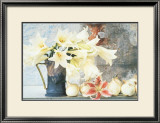 Buy Longiflorum Lilies in a Jug at AllPosters.com