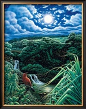 Buy Full Moon over Seven Sacred Pools at AllPosters.com
