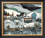 Skating on the Village Pond