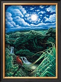 Buy Full Moon over Seven Sacred Pools at AllPosters.com