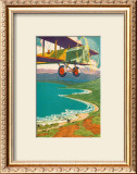 Buy Biplane Over the Coastline at AllPosters.com