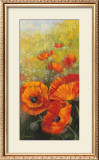 Orange Poppy Panel