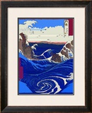 Whirlpools at Naruto Framed Giclee Print