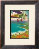 Buy Biplane Over the Coastline at AllPosters.com