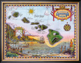 Buy Map of Old Hawaii at AllPosters.com