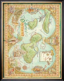 Maui Discovered, Map of Maui