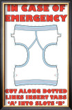 In Case of Emergency I Framed Art Print