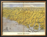 Buy North and South Carolina and Part of Georgia, c.1861 at AllPosters.com