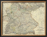 Buy Southwestern Germany, c.1861 at AllPosters.com