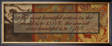 Buy Words to Live By, Love, Give at AllPosters.com