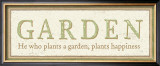 He Who Plants a Garden, Plants Happiness