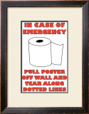 In Case of Emergency II Framed Art Print