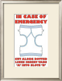 In Case of Emergency I Framed Art Print