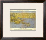Buy Louisiana, Mississippi, Alabama and Part of Florida, c.1861 at AllPosters.com
