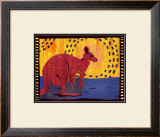 Woodblock Kangaroo