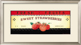 Buy Fresh Fruits: Sweet Strawberries at AllPosters.com