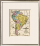 Map of South America, c.1839