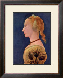Portrait einer Dame in Gelb