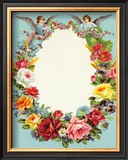Blumenkranz mit Engeln