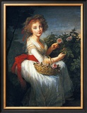 Buy Portrait de Marie Christine de Bourbon, 1790 at AllPosters.com