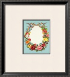 Blumenkranz mit Engeln