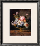 Buy Fleurs dans un Vase de Porceleine Bleue, c.1780 at AllPosters.com