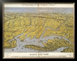 Buy Virginia, Maryland Delaware and The District of Columbia, c.1861 at AllPosters.com