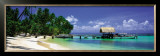 Buy Beach and Jetty with Boat, Pigeon Point, Tobago, Caribbean at AllPosters.com