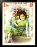Shanghai Lady in Green Dress