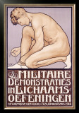 Militaire Demonstraties Framed Giclee Print