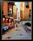 Street Café After Rain Venice