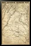 Buy War Telegram Marking Map, c.1862 at AllPosters.com