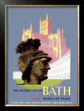 Buy The Historic City of Bath, BR (WR) Poster, 1958 at AllPosters.com