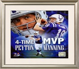 Peyton Manning 4 X MVP Portrait Plus