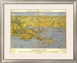 Buy Louisiana, Mississippi, Alabama and Part of Florida, c.1861 at AllPosters.com