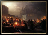 Evening Market Scene