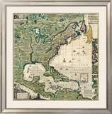 Buy America Septentrionalis A Map of the British Empire in America, c.1733 at AllPosters.com