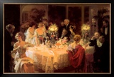 The Dinner Party Framed Art Print