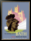 Buy The Historic City of Bath, BR (WR) Poster, 1958 at AllPosters.com