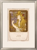Mucha Nouveau Job Calendar Poster